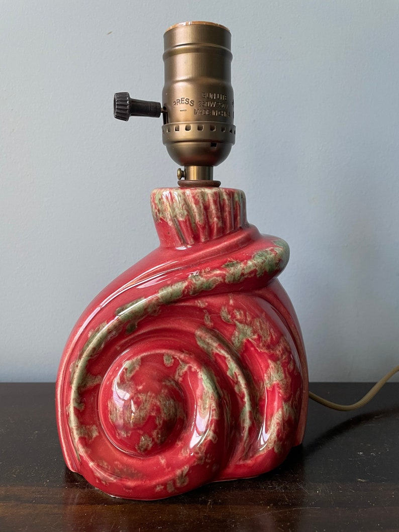 Vintage Ceramic Lamp Pair Boudoir Lamp Night Stand Lamp Accent Etsy