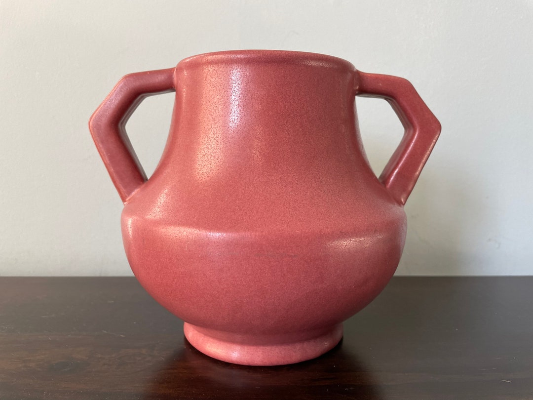 Vintage Pfaltzgraff Vase 202 Arts and Crafts HTF Pfaltzgraff Etsy