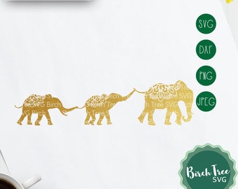 Download Mandala Elephant Svg Etsy