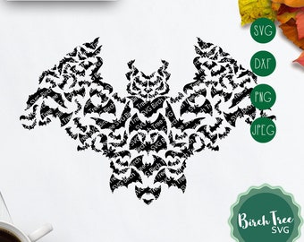 Download Mandala Bat Svg Etsy