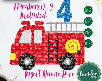 Free Free 347 Fire Truck Birthday Svg SVG PNG EPS DXF File