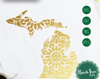 Download Michigan Mandala Svg Etsy