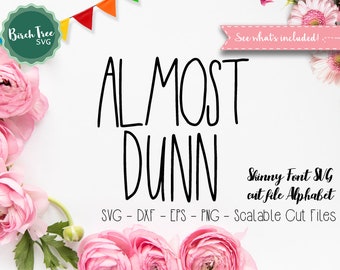 Rae Dunn Inspired Alphabet SVG Fonts, Farmhouse Font SVG, Svg Font, Skinny Font Svg Cricut font Svg Silhouette Cameo Svg Dxf EPS Png Jpeg