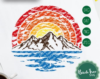 Free Free 213 Mountain Sunset Svg SVG PNG EPS DXF File