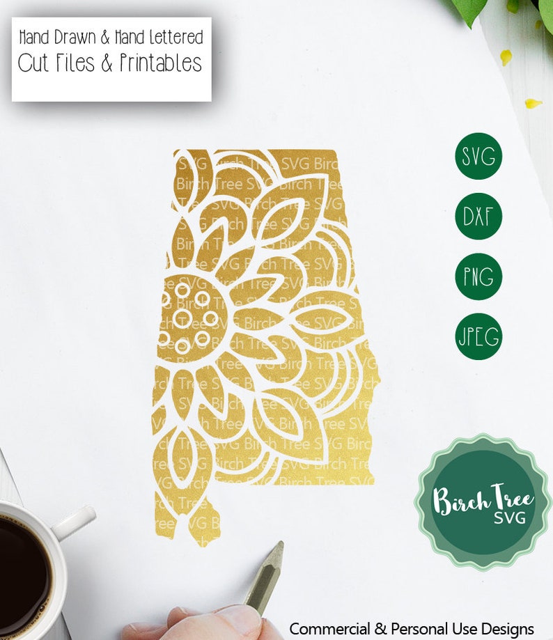 Download Alabama Mandala Svg Alabama Svg Cut File Alabama Clipart | Etsy