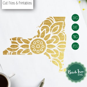 New York Mandala Svg, New York Svg coupe File, New York Clipart, New York Zentangle, New York carte Svg pour Cricut Silhouette png dxf jpeg svg