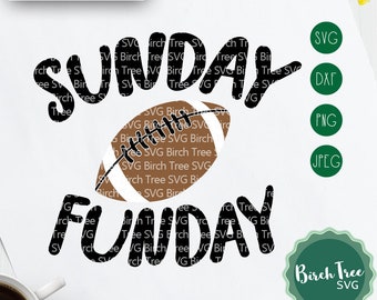 Sunday Funday Svg Football Svg, Game Day Svg Cut File, Tailgates and Touchdowns Football Shirt Svg Cut File Cricut Football png dxf jpeg svg