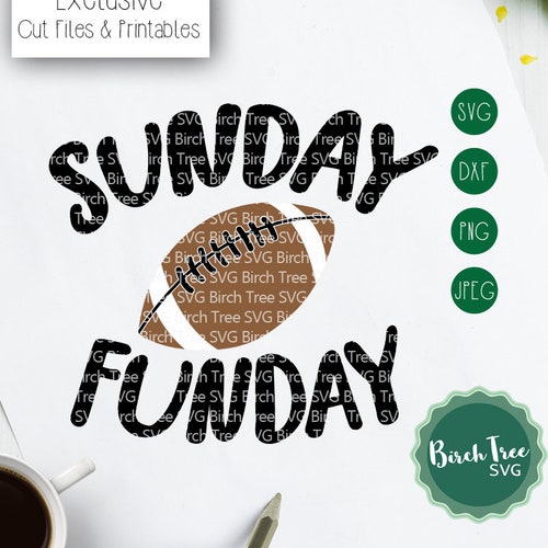 Sunday Funday PNG SVG EPS Clipart Clip Art Cut File for Shirt | Etsy