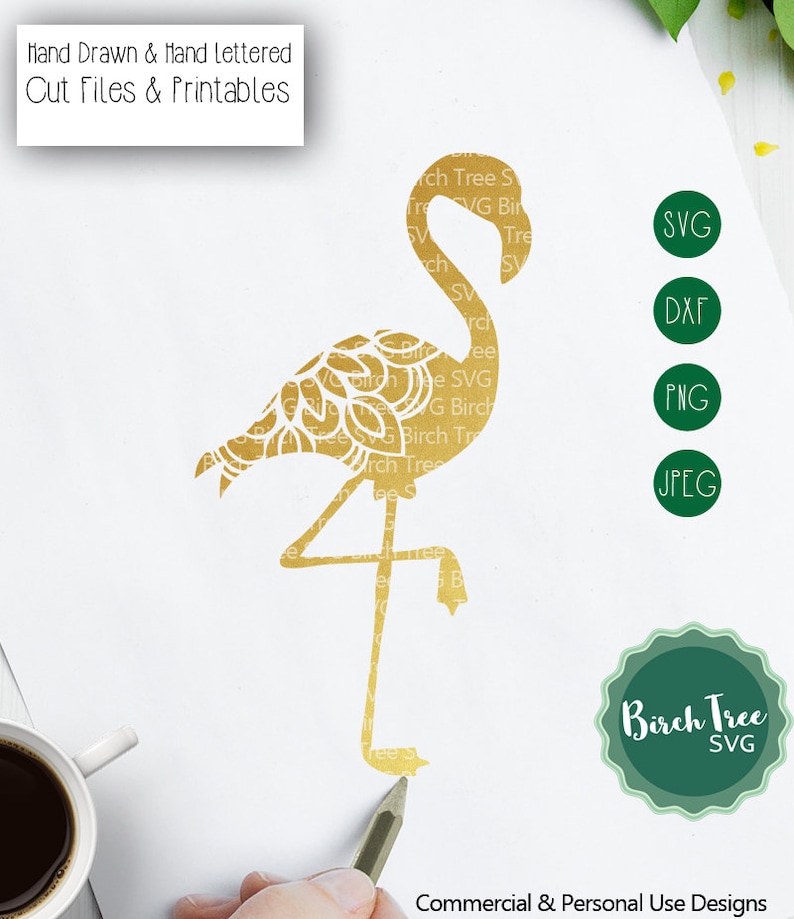 Download Flamingo Mandala SVG Cut File Flamingo Zentangle Svg Boho ...
