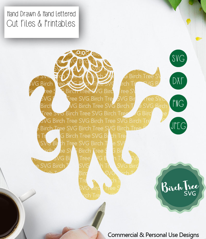 Download Octopus Mandala SVG Boho SVG Octopus Svg Octopus Decal | Etsy