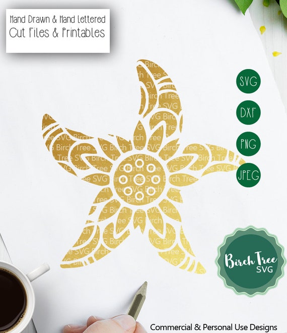 Download Mandala Starfish Svg Sea Boho Svg Starfish Clipart Starfish Etsy PSD Mockup Templates