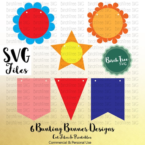 Bunting Svg Banner Flags Party Banner Wedding Birthday Etsy