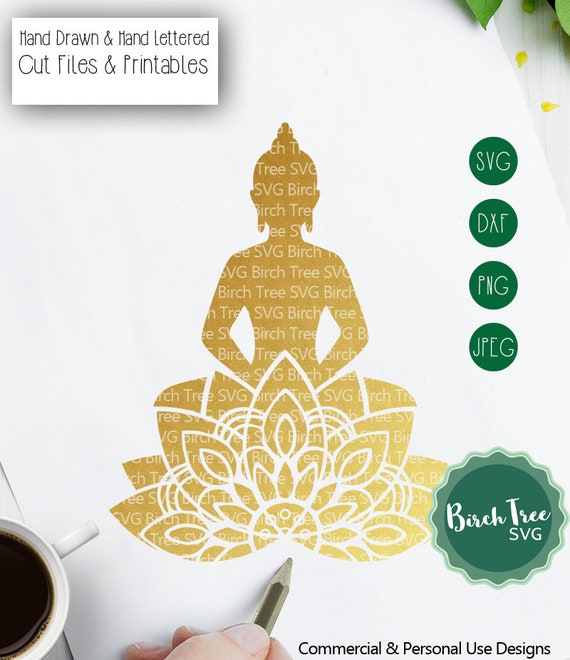 Download Buddha Mandala SVG Cut File Buddha SVG Buddha Clipart | Etsy