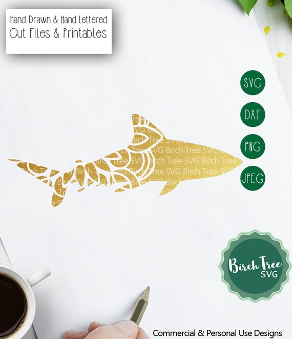 Download Shark Mandala Svg Cut File Shark Svg Shark Clipart Shark Etsy