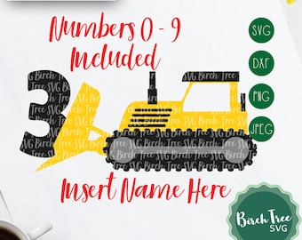 Bulldozer Birthday SVG, Construction Birthday Shirt Svg, Construction Birthday Svg, Birthday Boy Svg, Dozer Svg, Construction Party Svg