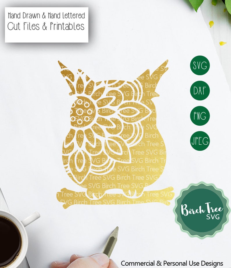 Download Owl Mandala Svg Owl Svg Cut File Mandala Svg Owl Clipart Etsy