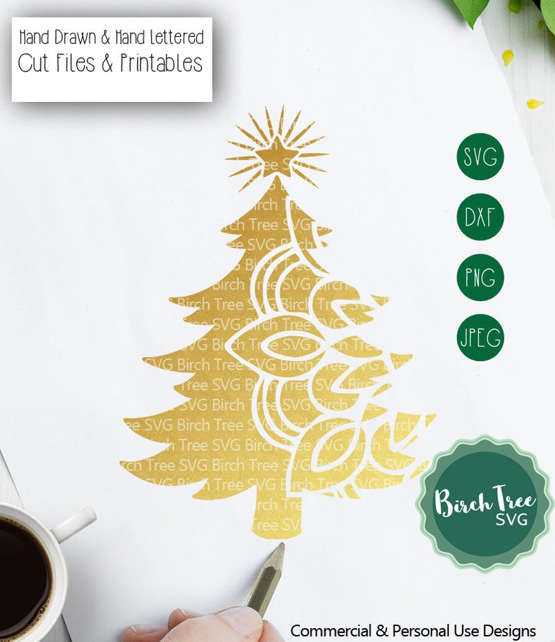 Download Christmas Tree Svg Mandala Tree Svg Cut File Christmas SVG ...