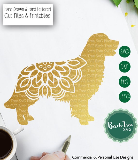 Download Golden Retriever Mandala Svg Golden Retriever Svg Cut File Etsy