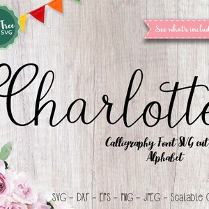 Alphabet SVG Font Cutfile, Modern Calligraphy SVG, Handwritten Script Cricut font Svg, Silhouette Cameo, Digital files, Svg Dxf EPS Png Jpeg