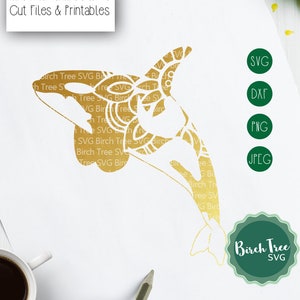 Download Orca Mandala Svg Cut File Orca Svg Orca Clipart Orca Decal Etsy PSD Mockup Templates