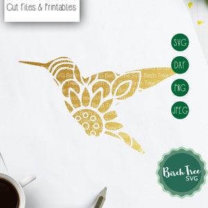 Download Hummingbird Mandala Svg Cut File Boho Svg Bird Svg Etsy