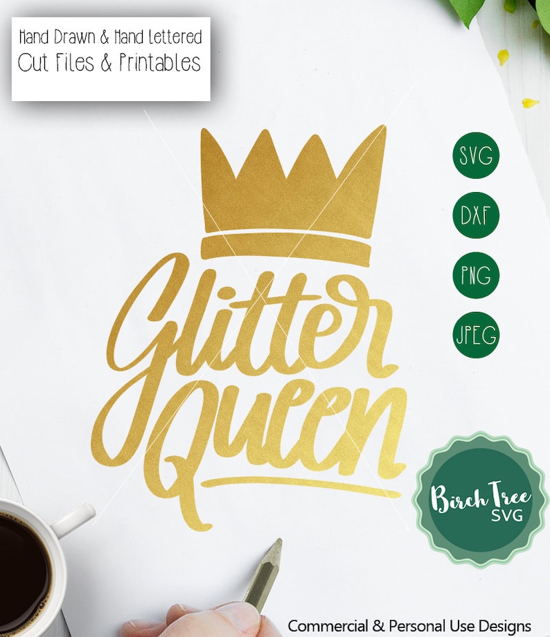 Download Glitter Queen SVG Birthday Girl Svg Classroom Svg | Etsy