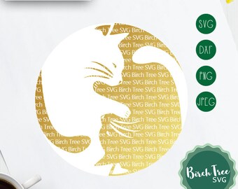 Yin Yang Cat Svg Cut File, Cat Svg, Yin and Yang SVG, Cat Decal Svg Cat Stencil Design Die Cut Cat Svg Cricut Silhouette png dxf jpeg svg