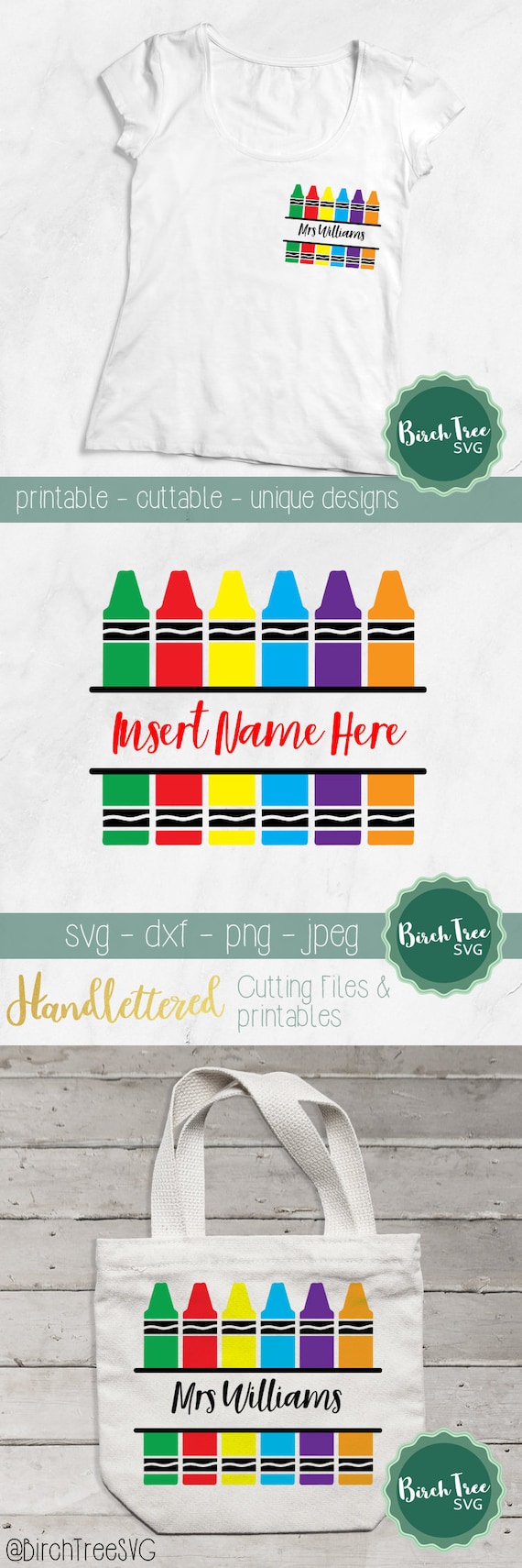 Download Teacher Name Monogram Svg Teacher Svg Name Badge Svg Etsy
