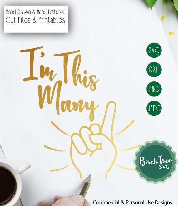 Download Im This Many Svg First Birthday Svg Baby Shirt Svg I M Etsy
