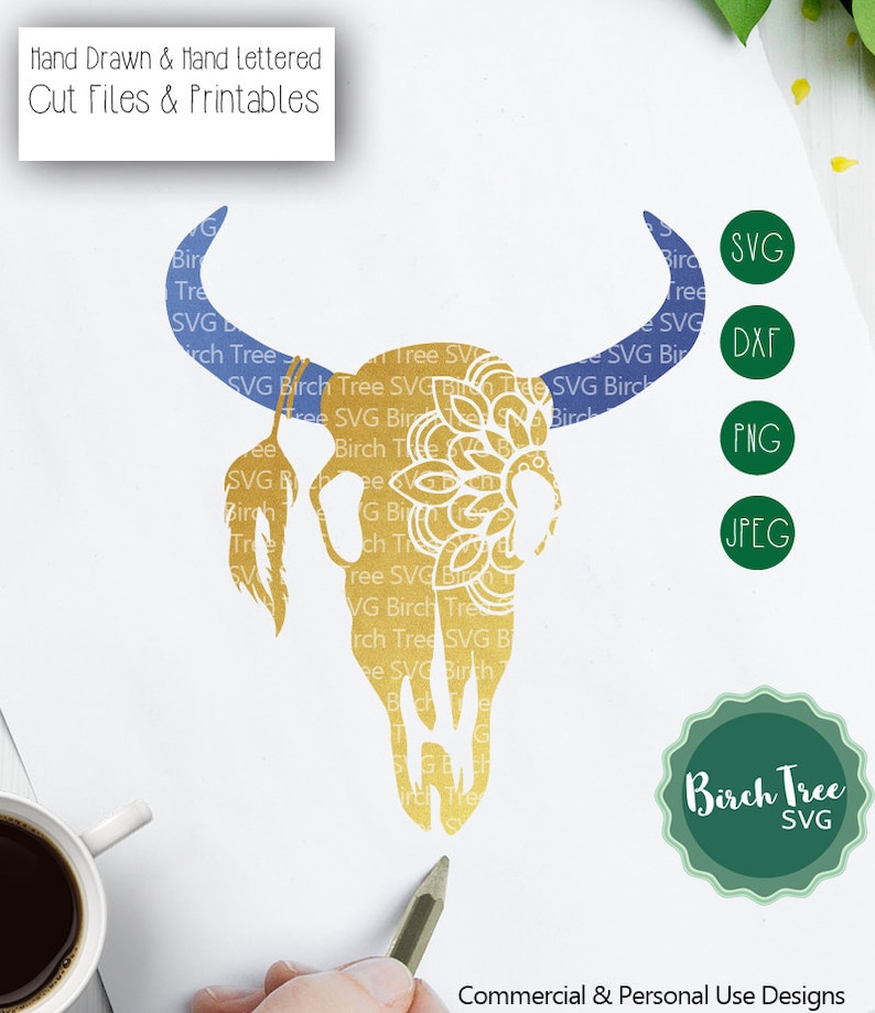 Cow Skull Mandala Svg - 173+ File Include SVG PNG EPS DXF