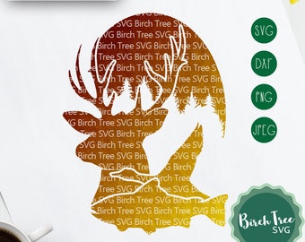 Hunting Svg, Deer Svg, Fishing Svg, Duck Svg, Bird Svg, Hunter Svg, Deer Hunting Svg, Deer Head Svg Cut File, Fish Svg, png dxf jpeg svg