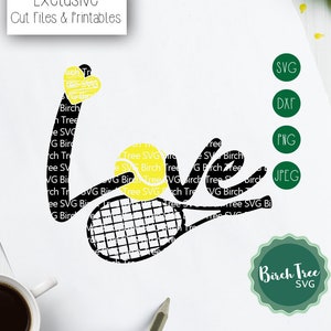 Love Tennis Svg, Tennis Mom Svg, Tennis Coach Svg, Tennis Fan Svg, Tennis Svg, Tennis Shirt Svg, Tennis Racket Svg Silhouette Cricut Svg