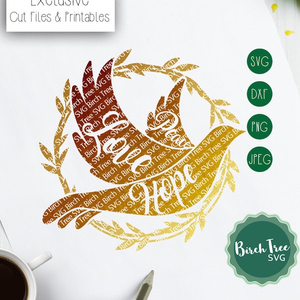 Rip Dove Svg - Etsy