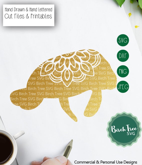 Download Manatee Mandala Svg Manatee Svg Cut File Mandala Svg Etsy