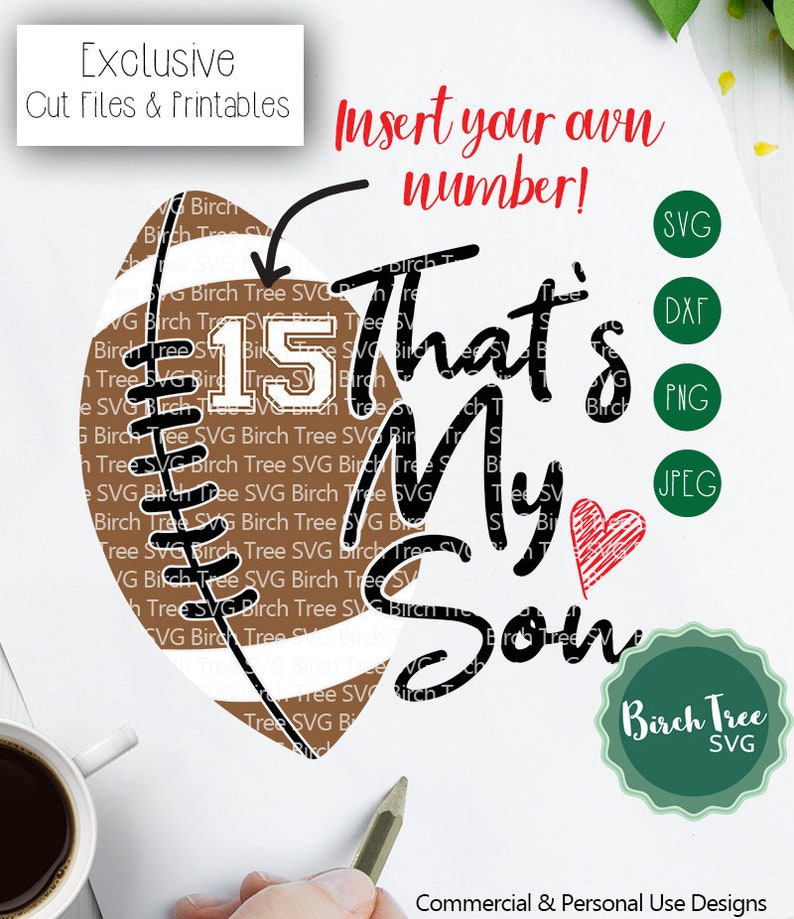 Download Thats My Son Football Svg Football Svg Thats My Boy Svg | Etsy