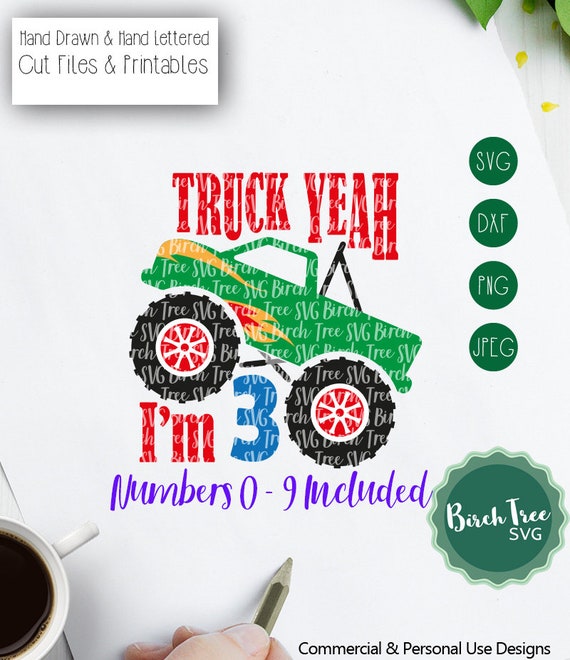 Download Truck Yeah Svg Monster Truck Birthday SVG Monster Truck | Etsy
