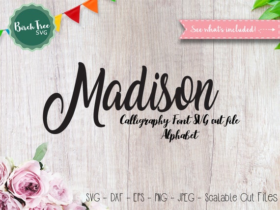Alphabet SVG Fonts Cutfile, Modern Calligraphy SVG, Handwritten Script Cricut font Svg, Silhouette Cameo, Digital files, Svg, Dxf, EPS, Png