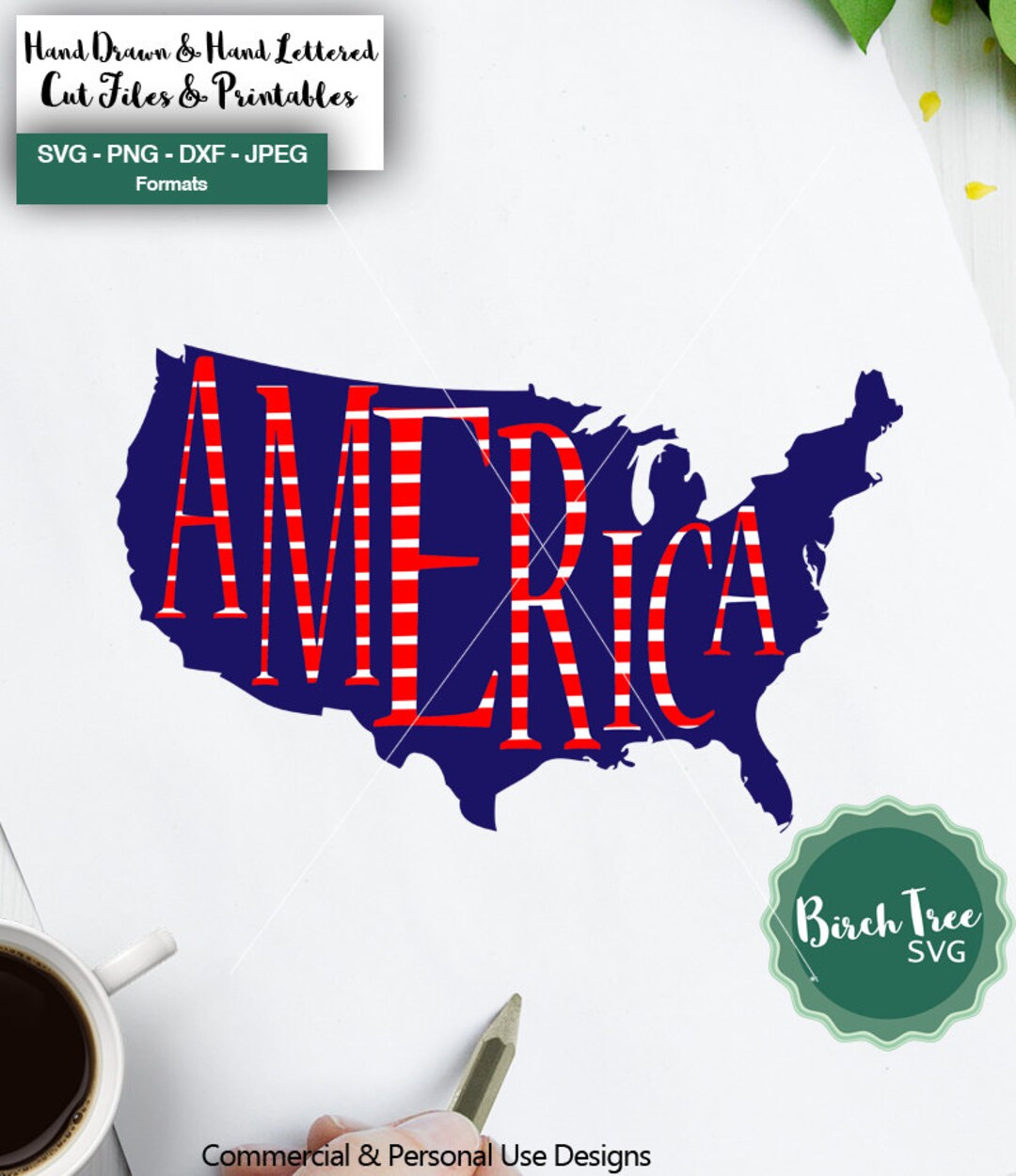 America Svg, America Map Svg, 4th of July Svg, Cut File, Usa Svg ...
