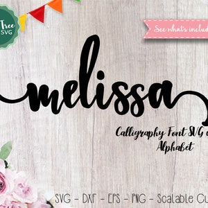 Alphabet SVG Schrift Cutfile, Moderne Kalligraphie SVG, Handgeschriebene Schrift Svg, Silhouette Cameo, Digitale Dateien, Svg Dxf EPS Png Jpeg