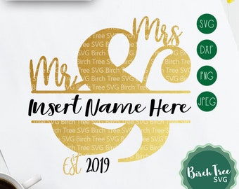 Mr and Mrs Monogram SVG, Newlywed svg, Wedding Monogram, Anniversary Cut file, Cricut, Silhouette Cameo, Wedding Clipart, Dxf, Png Svg Jpeg