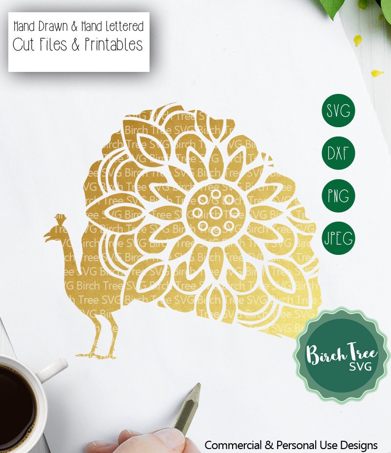 Download Peacock Mandala Svg Cut File Peacock Svg Mandala SVG | Etsy