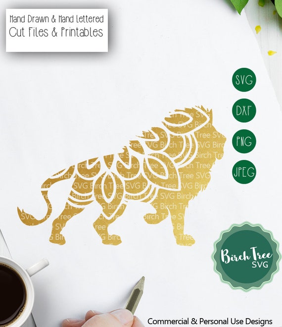 Download Lion Mandala Svg Cut File Lion Svg Mandala Svg Lion Etsy