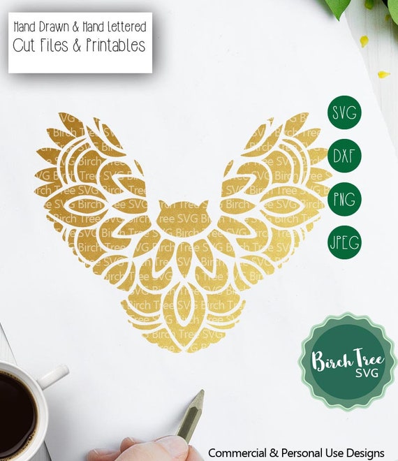 Download Owl Mandala Svg Owl Svg Cut File Mandala Svg Owl Clipart Owl Zentangle Owl Floral Decal Svg For Cricut Silhouette Png Dxf Jpeg Svg