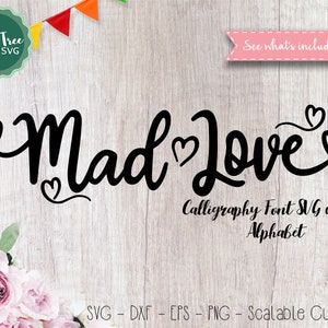Alphabet SVG Font Cutfile, Modern Calligraphy SVG, Handwritten Script Cricut font Svg, Silhouette Cameo, Digital files, Svg Dxf EPS Png Jpeg