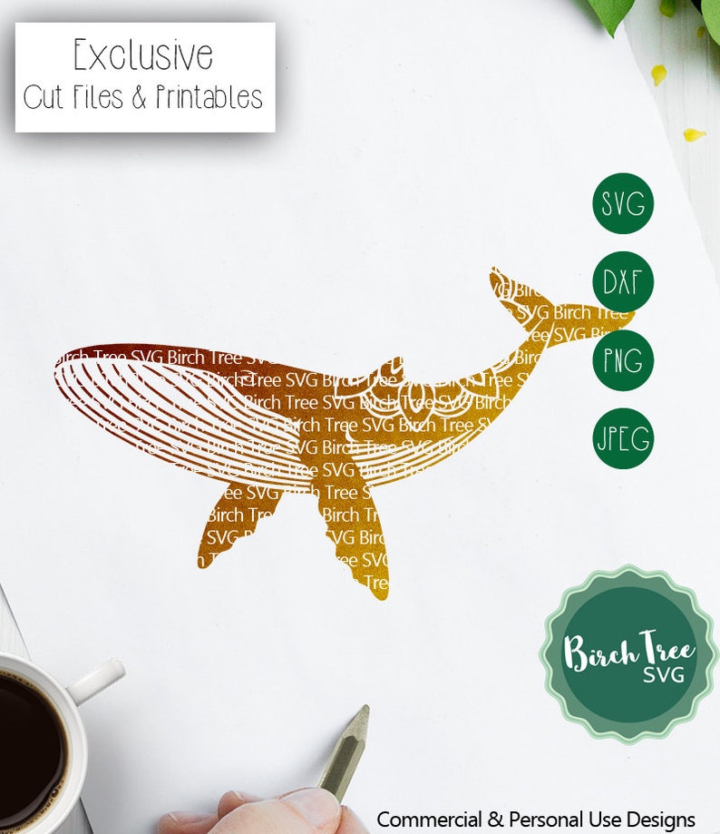 Download Whale Mandala Svg Cut File Whale Svg Whale Silhouette ...