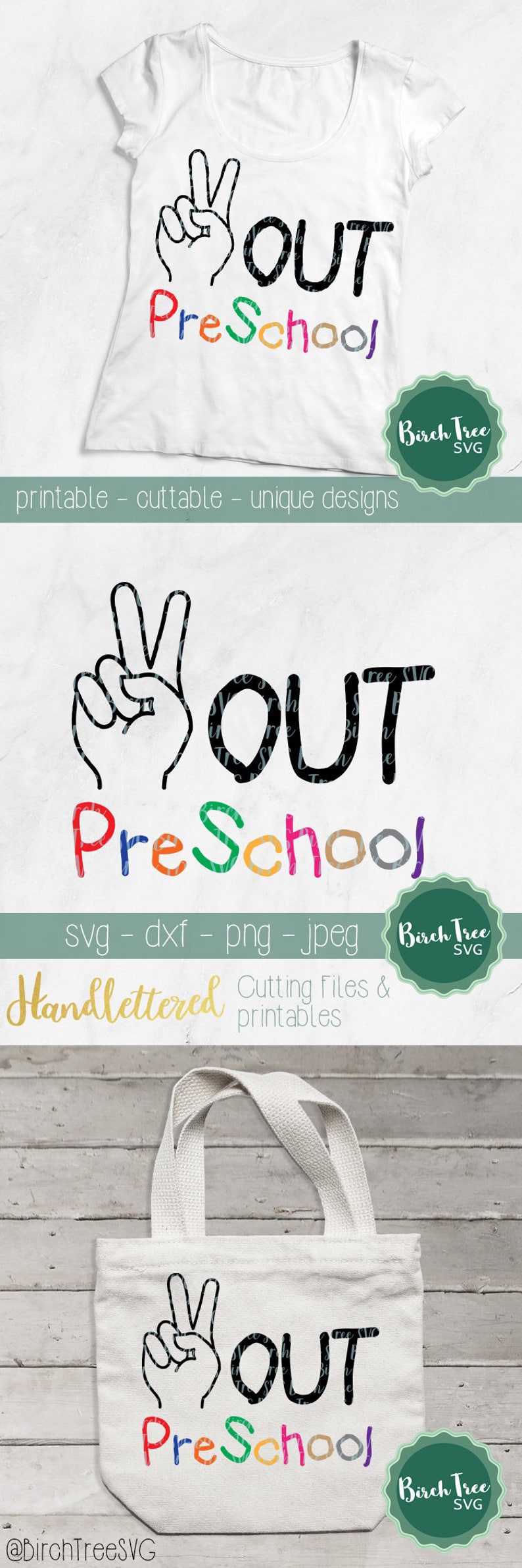 Download Peace Out Preschool SVG Teacher SVG End of Preschool Shirt ...