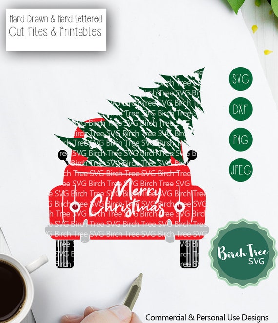 Download Free Retro Truck Christmas Svg Cut File Christmas Tree Svg Design Etsy SVG DXF Cut File