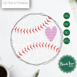 Baseball Svg, Baseball Cutting file, Baseball Mom svg, Heart baseball Love Svg File Cricut Silhouette Instant download png dxf jpeg svg