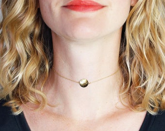 Zodiac Constellation Choker Necklace - Diamonds & Silver/Gold Vermeil, star sign choker, star sign necklace, gold choker, diamond choker