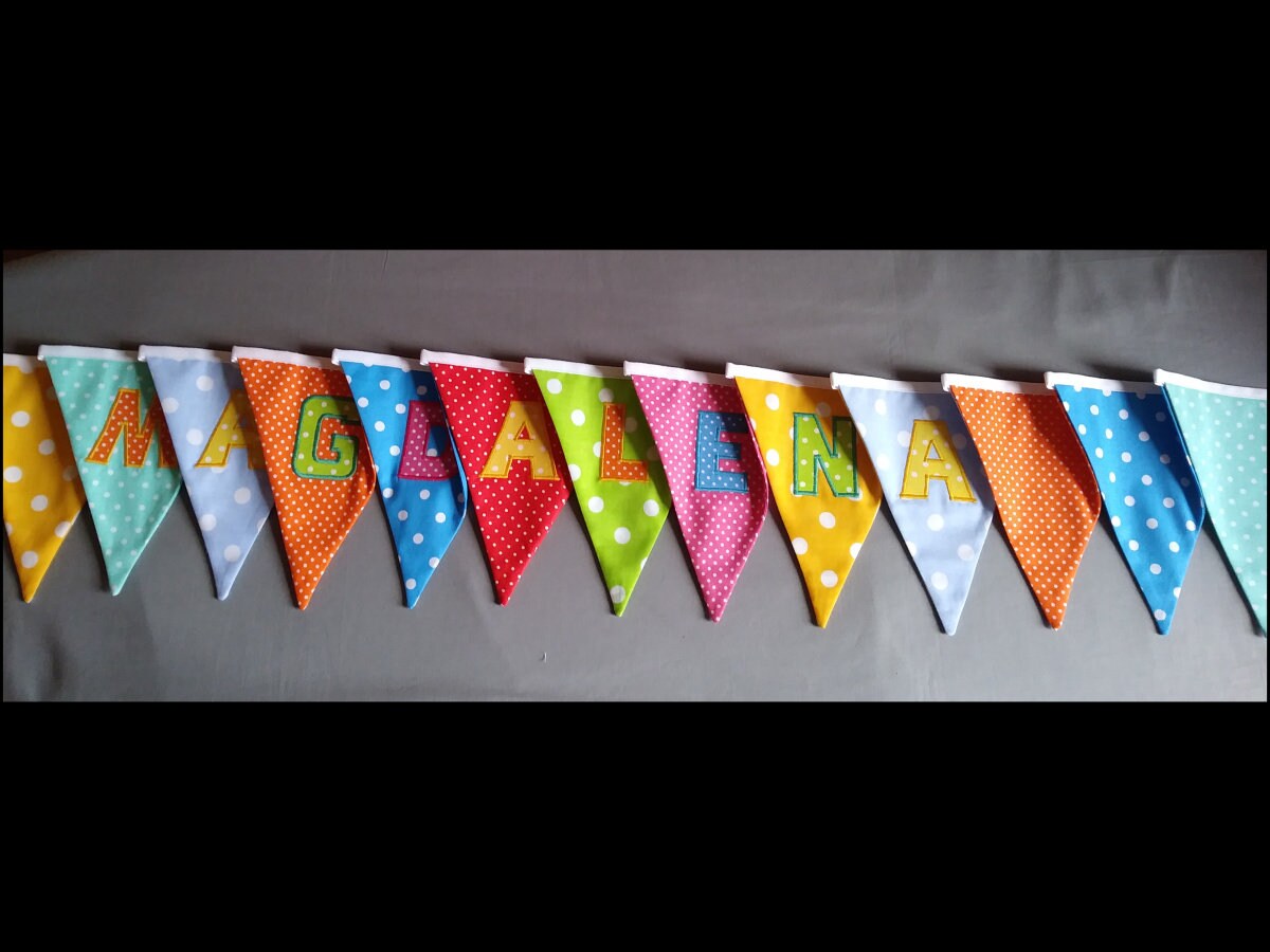 Guirlande de Fanions Personnalisable